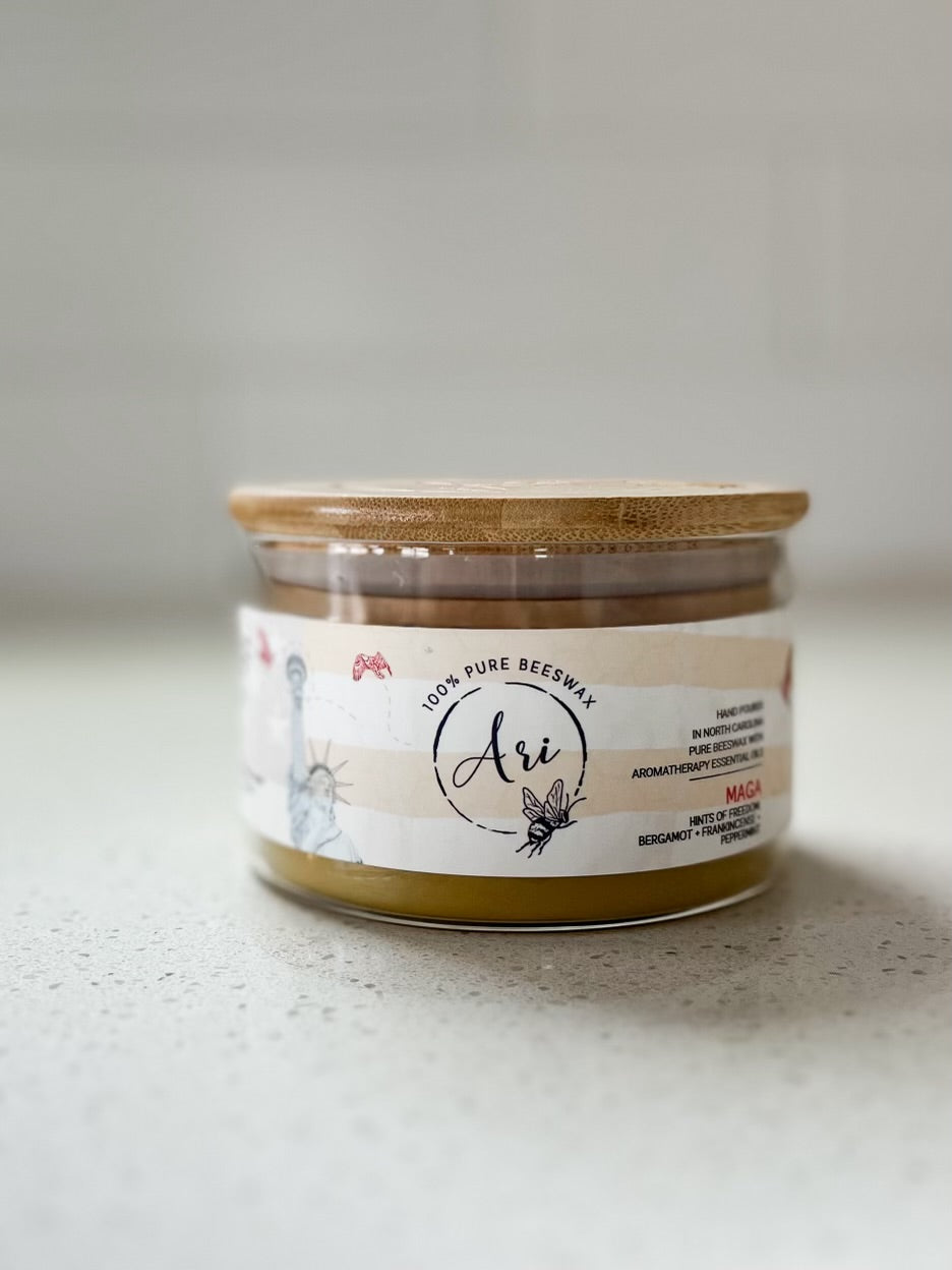 MAGA Beeswax Candle |8 oz
