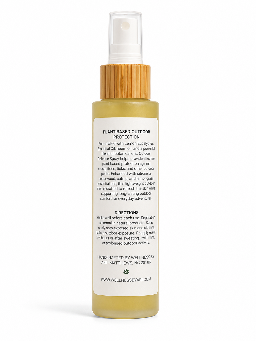 Outdoor Defense Spray | Botanical Insect Repellent Spray