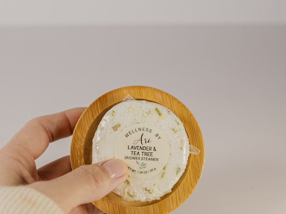 Premium Bamboo Soap & Shower Steamer Dish
