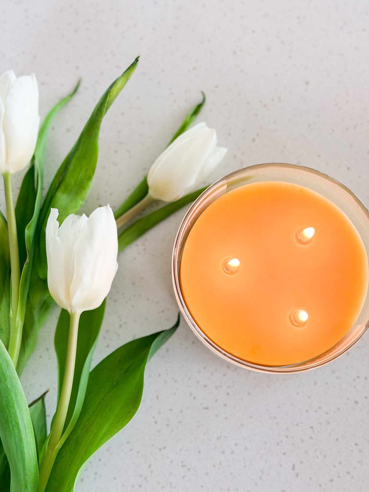 Sage Geranium Beeswax Candle |8 oz