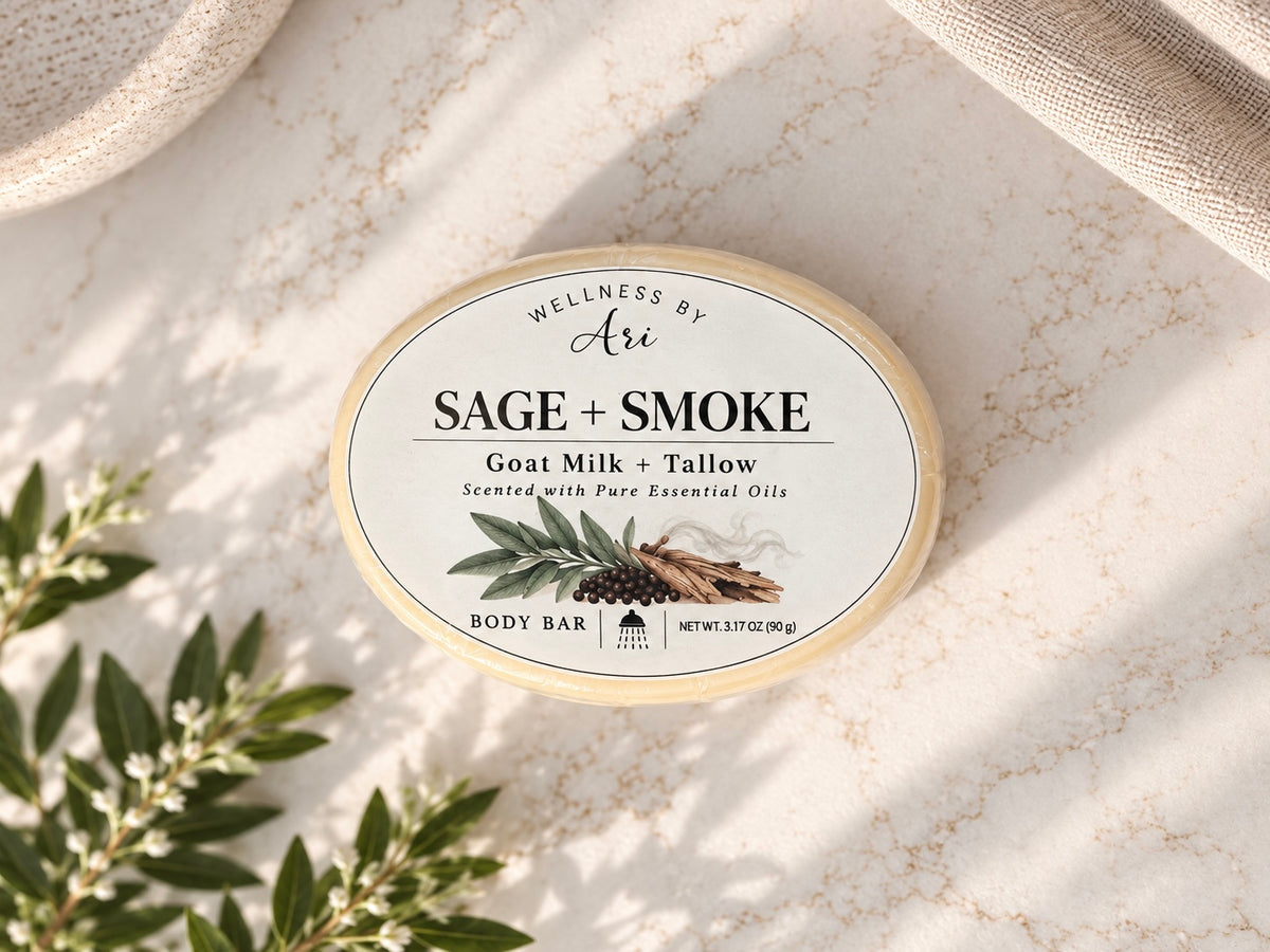 Goat Milk + Grass-Fed Tallow Body Bar | Essential Oil Soap