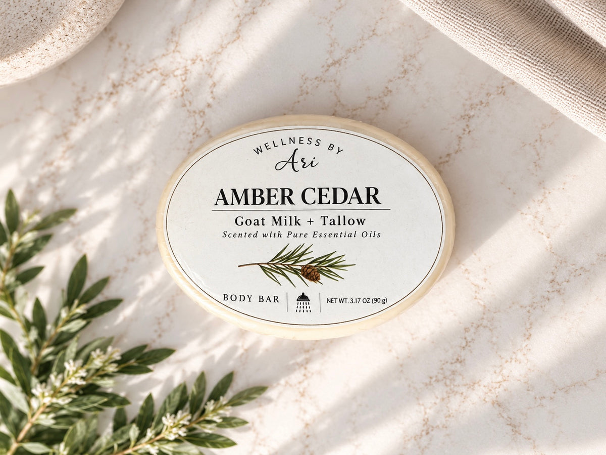 Goat Milk + Grass-Fed Tallow Body Bar | Essential Oil Soap
