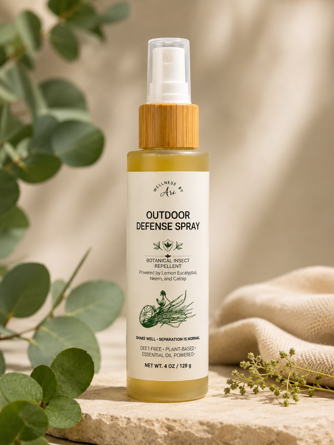 Outdoor Defense Spray | Botanical Insect Repellent Spray