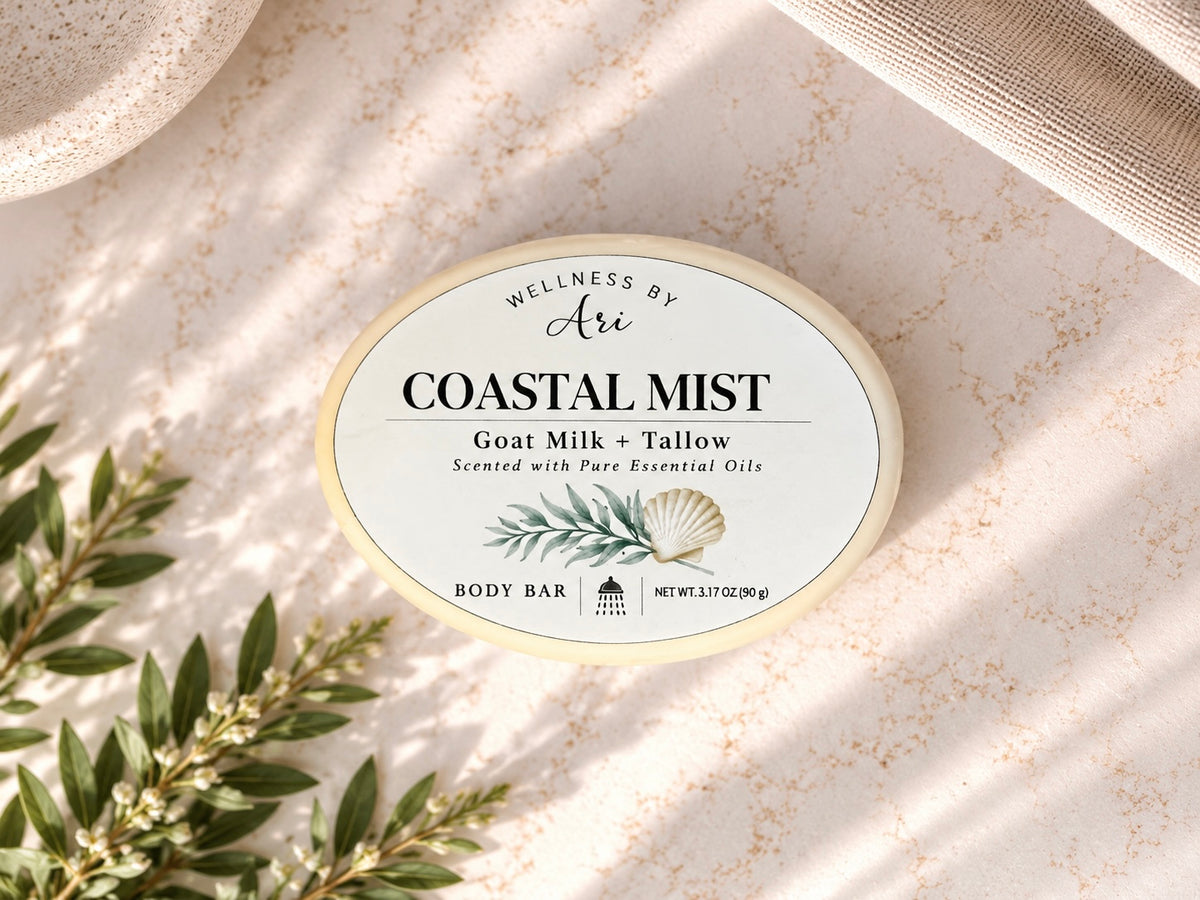 Goat Milk + Grass-Fed Tallow Body Bar | Essential Oil Soap