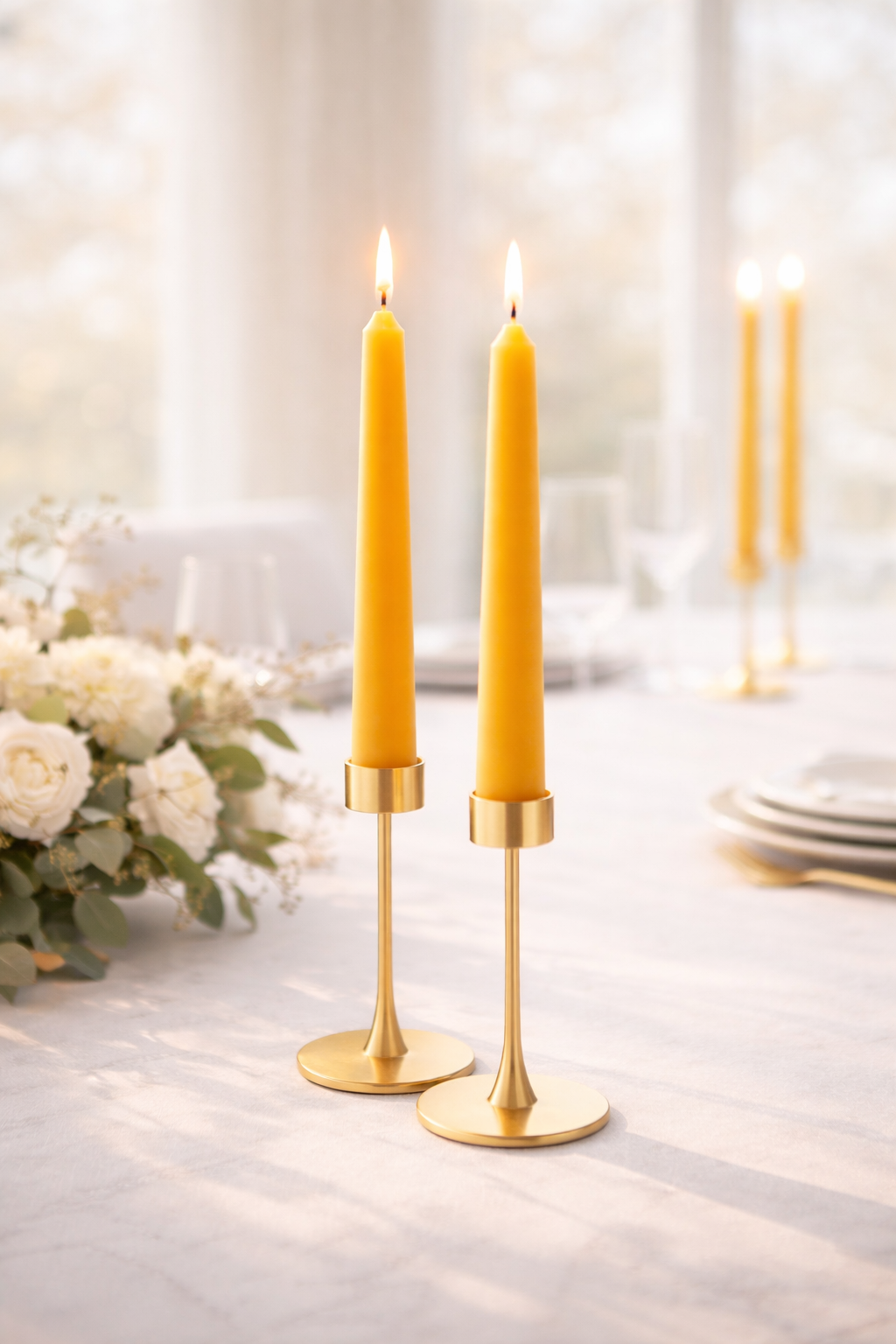 6- Beeswax Candle Hive Votives
