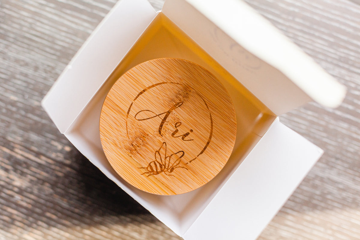 Orange man Beeswax Candle |8 oz