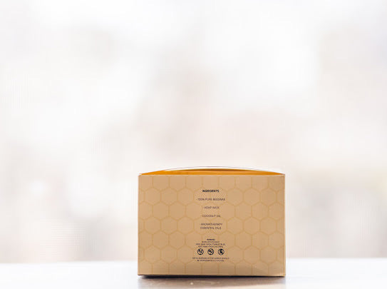 Rosemary Basil Beeswax Candle |8 oz
