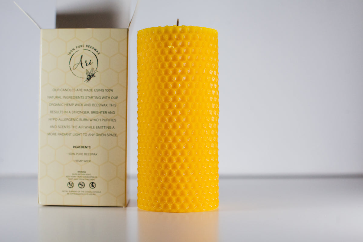 5” Honeycomb Pillar – Wellness by Ari