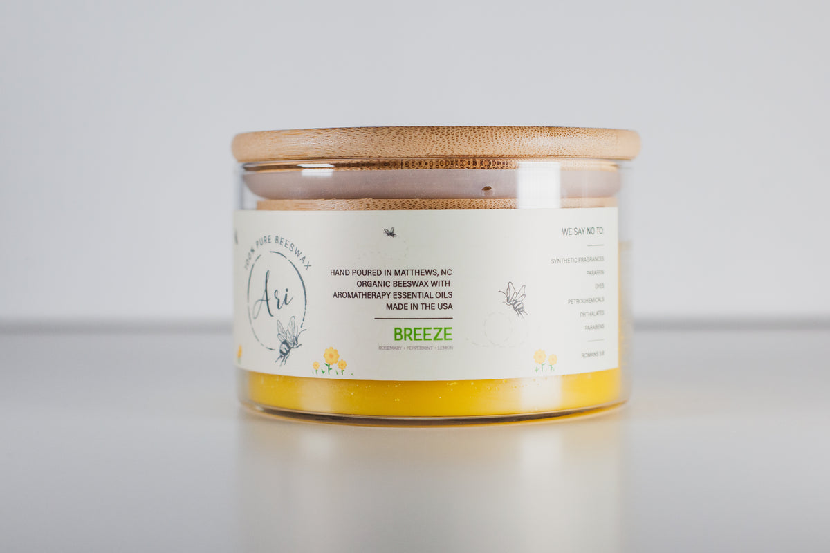 Breeze Beeswax Candle |8 oz