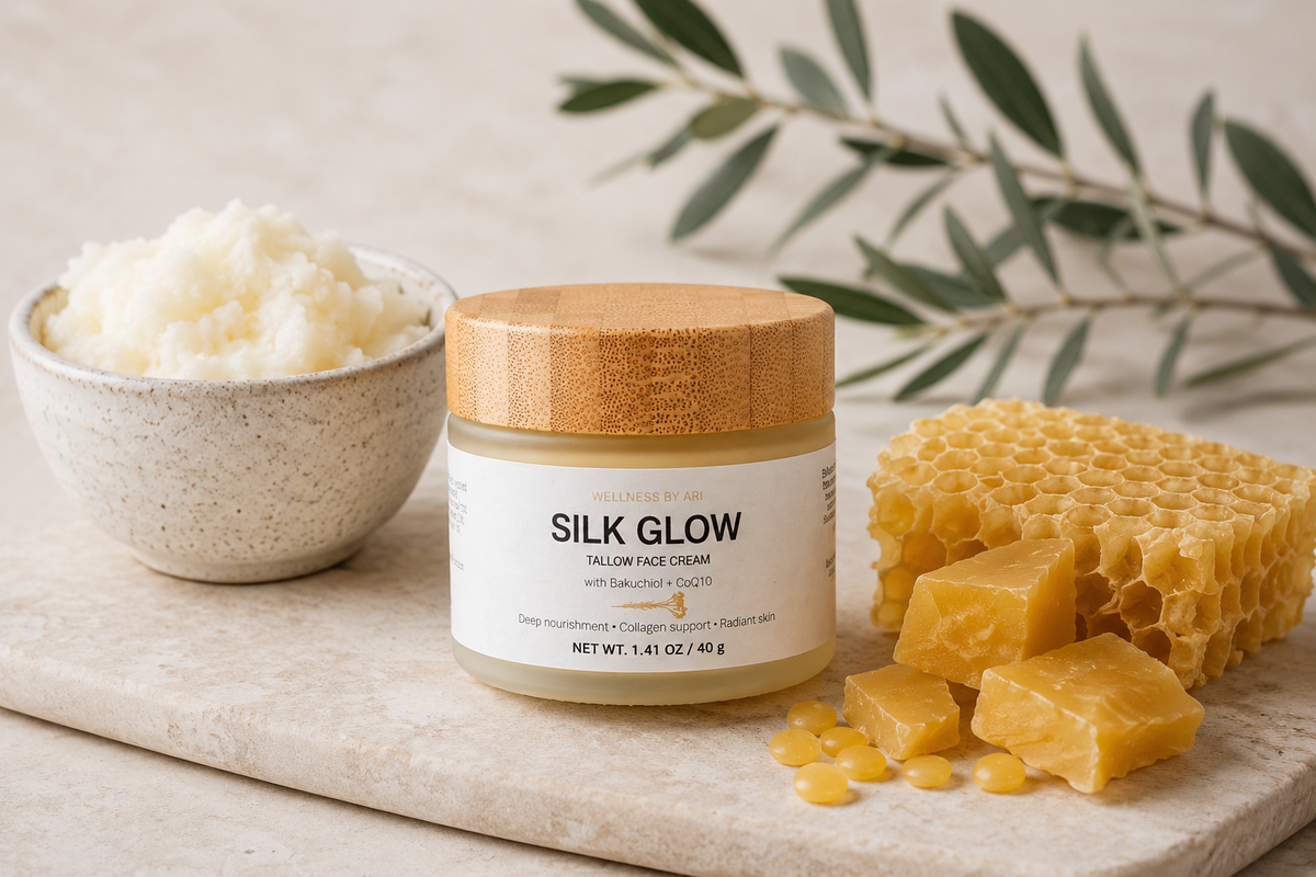 Tallow & Beeswax in Skincare: Why They Work Together | Wellness by Ari