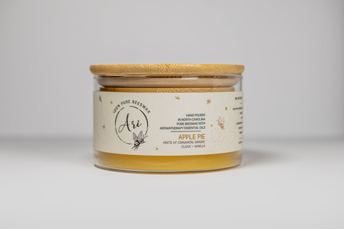 Apple Pie Beeswax Candle |8 oz