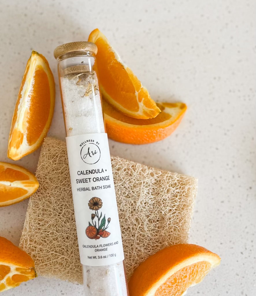 Calendula + Sweet Orange Bath Salt