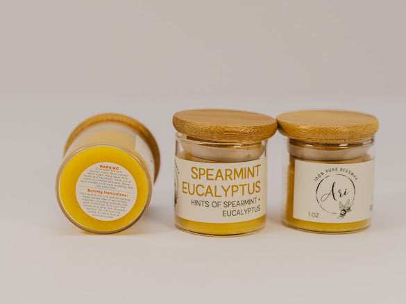 1 oz Mini Beeswax Candle – Choose Your Scent