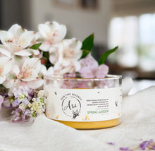 Load image into Gallery viewer, Spring Garden Beeswax Candle |8 oz