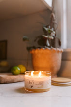 Load image into Gallery viewer, Lime Grapefruit Beeswax Candle |8 oz