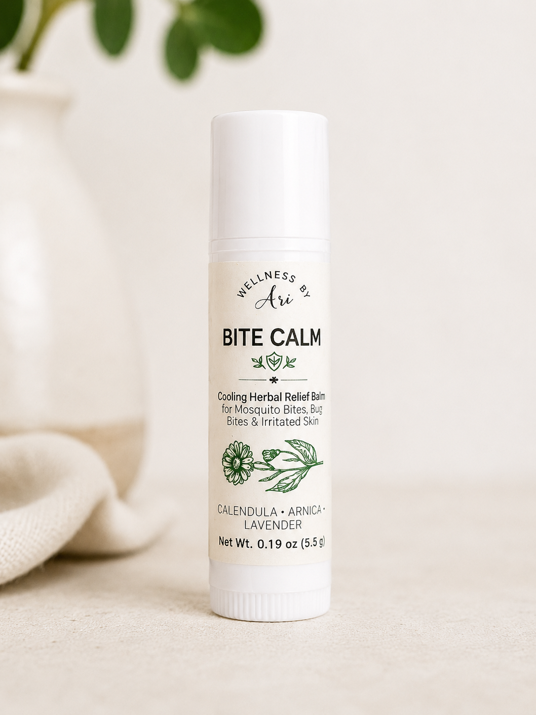 Bite Calm | Cooling Botanical Relief Balm for Bug Bites & Itchy Skin