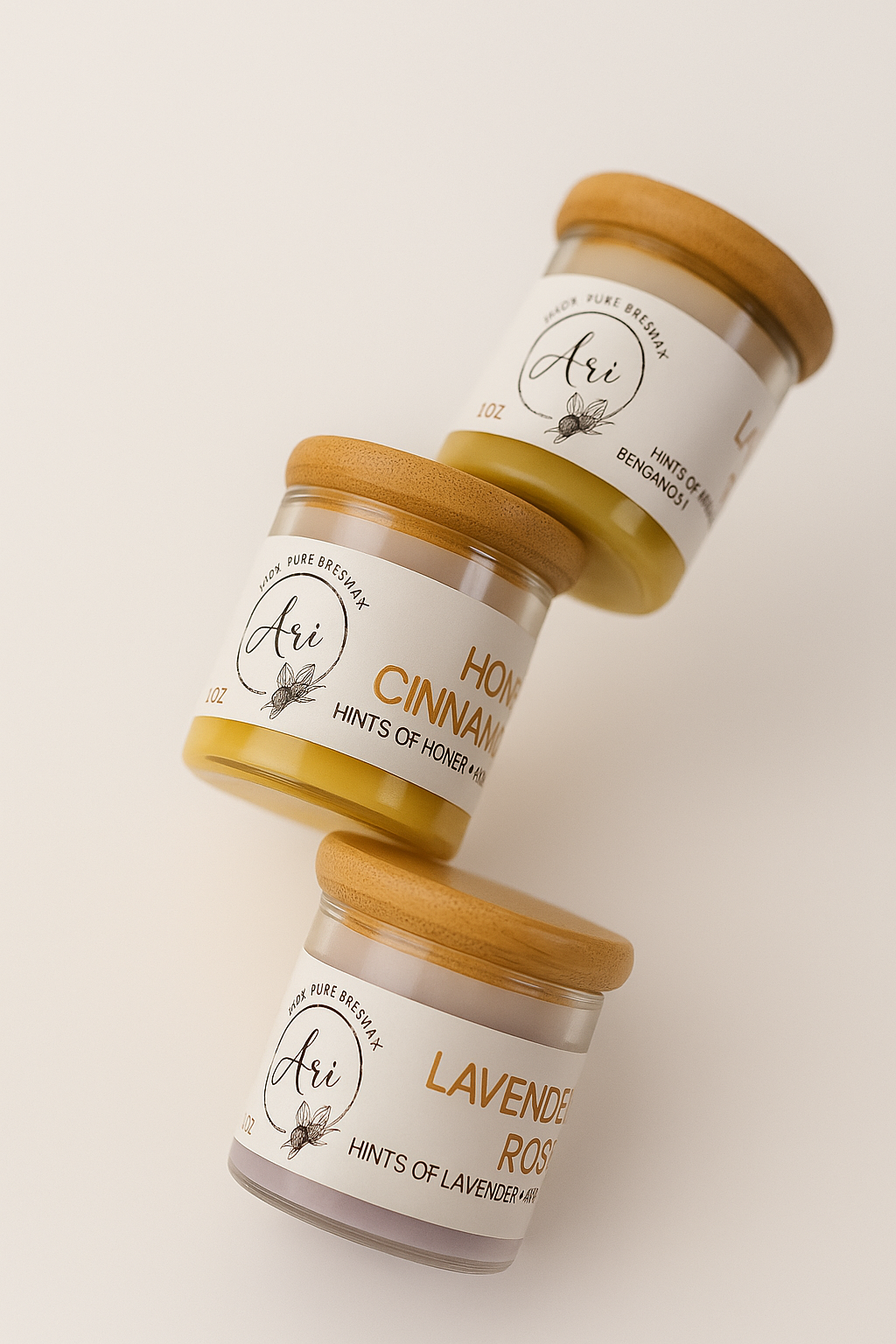 Mini Beeswax Candle Set – 6 Piece Discovery Collection