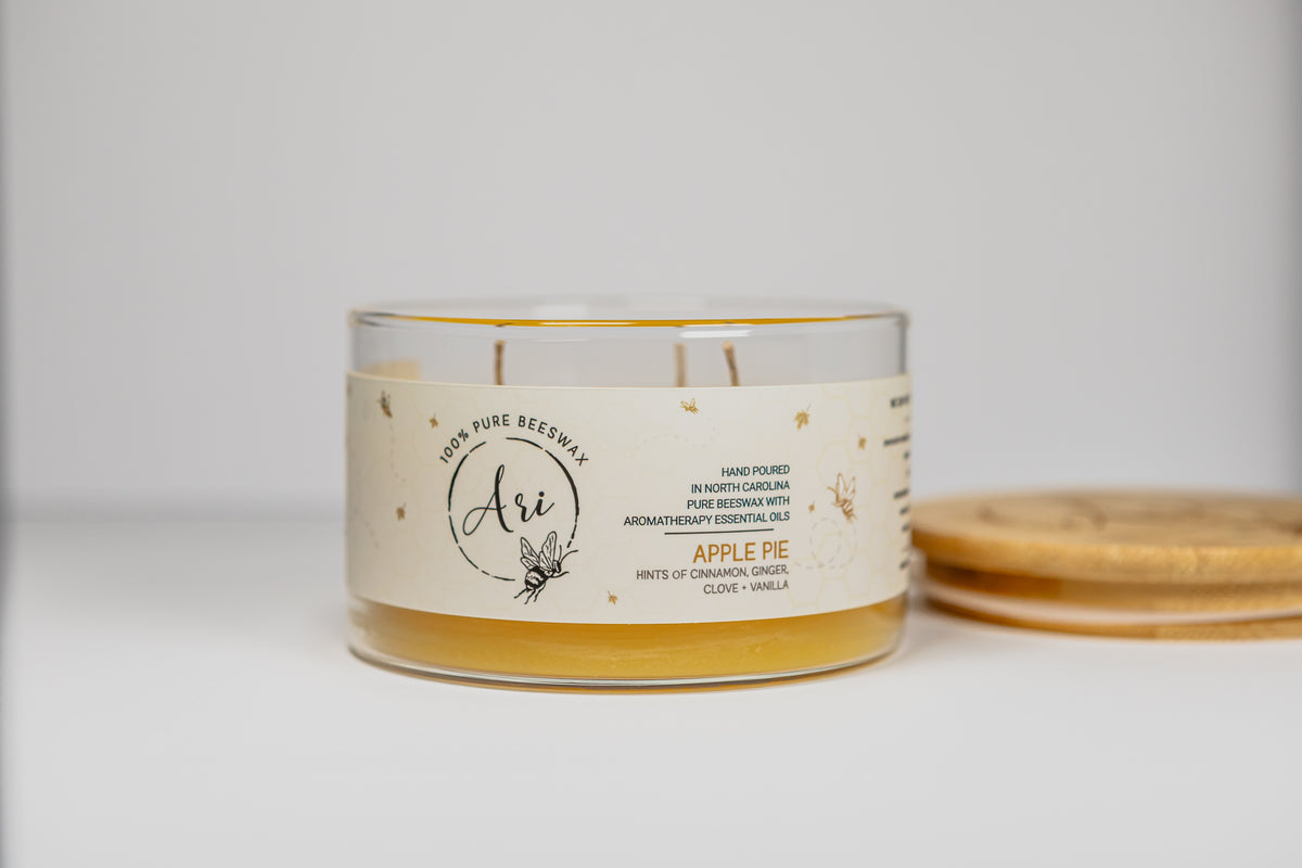 Apple Pie Beeswax Candle |8 oz