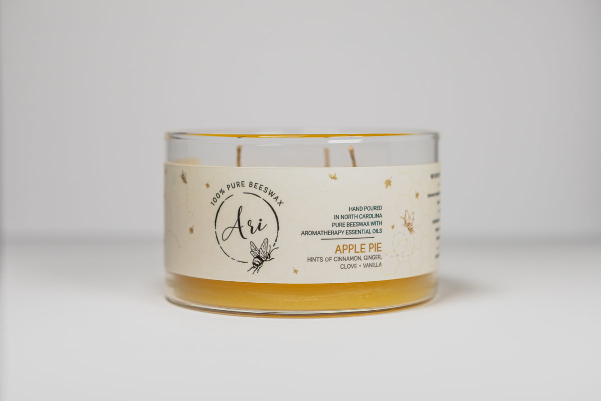Apple Pie Beeswax Candle |8 oz