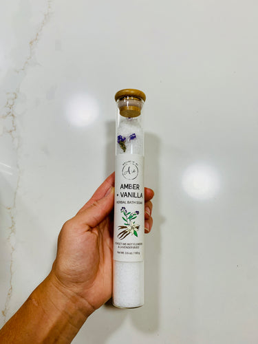 Amber + Vanilla Bath Salt