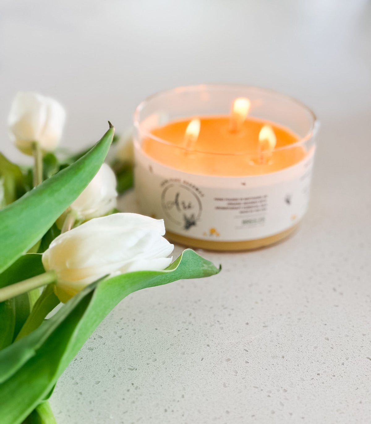 Breeze Beeswax Candle |8 oz