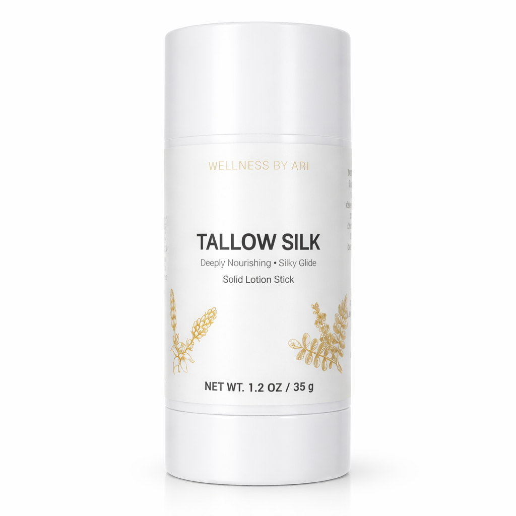 Tallow Silk Skin Repair Stick – Grass-Fed Deep Moisture Balm