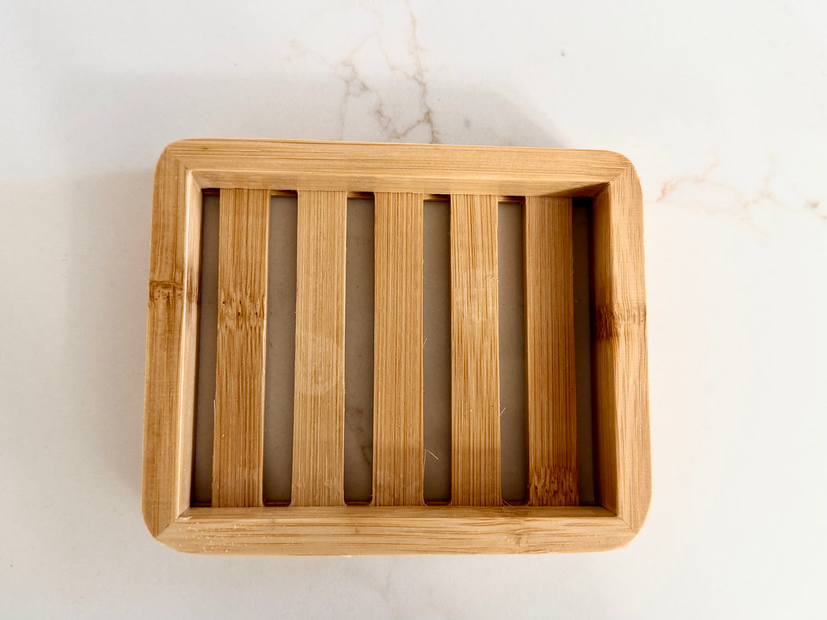 Premium Bamboo Soap & Shower Steamer Dish