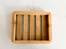 Load image into Gallery viewer, Premium Bamboo Soap &amp; Shower Steamer Dish