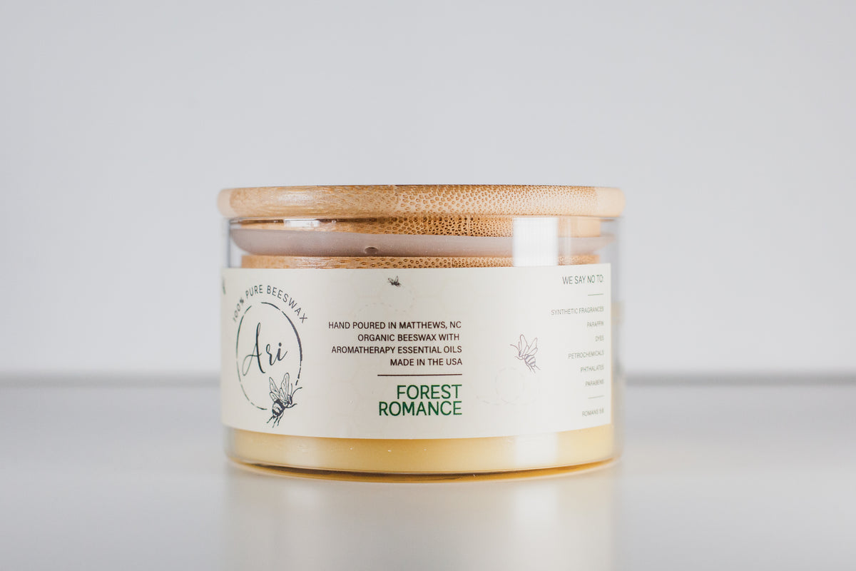 Forest Romance Beeswax Candle |8 oz