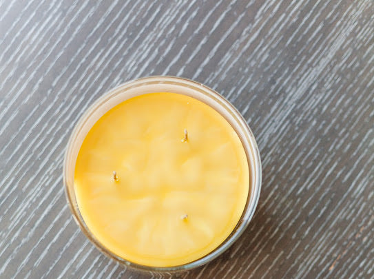 Citrus + Mint Beeswax Candle |8 oz