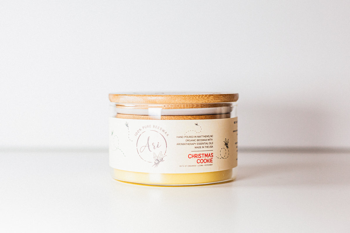 Christmas Cookie Beeswax Candle |8 oz